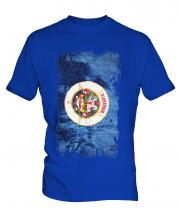 Minnesota State Grunge Flag Mens T-Shirt