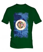 Minnesota State Grunge Flag Mens T-Shirt