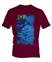 Nevada State Grunge Flag Mens T-Shirt