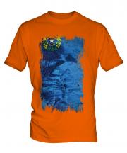 Nevada State Grunge Flag Mens T-Shirt