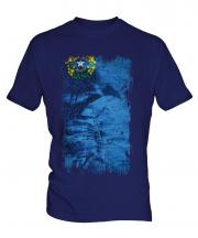Nevada State Grunge Flag Mens T-Shirt