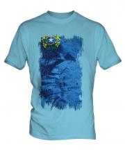 Nevada State Grunge Flag Mens T-Shirt