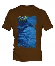 Nevada State Grunge Flag Mens T-Shirt