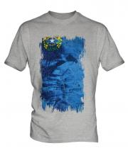Nevada State Grunge Flag Mens T-Shirt