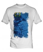 Nevada State Grunge Flag Mens T-Shirt