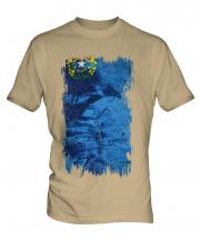 Nevada State Grunge Flag Mens T-Shirt