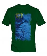 Nevada State Grunge Flag Mens T-Shirt