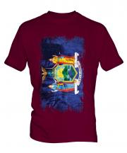 New York State Grunge Flag Mens T-Shirt