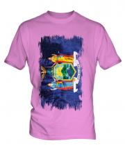 New York State Grunge Flag Mens T-Shirt