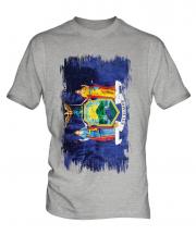 New York State Grunge Flag Mens T-Shirt