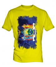 New York State Grunge Flag Mens T-Shirt