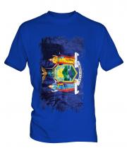 New York State Grunge Flag Mens T-Shirt
