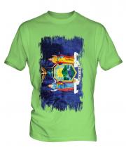 New York State Grunge Flag Mens T-Shirt