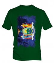 New York State Grunge Flag Mens T-Shirt