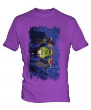 Pennsylvania State Grunge Flag Mens T-Shirt