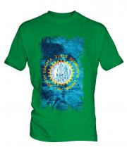 South Dakota State Grunge Flag Mens T-Shirt