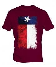 Texas State Grunge Flag Mens T-Shirt
