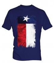 Texas State Grunge Flag Mens T-Shirt