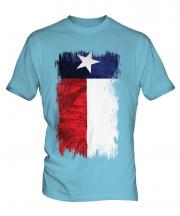 Texas State Grunge Flag Mens T-Shirt