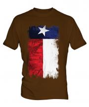 Texas State Grunge Flag Mens T-Shirt