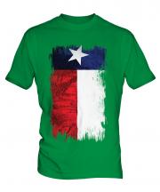 Texas State Grunge Flag Mens T-Shirt