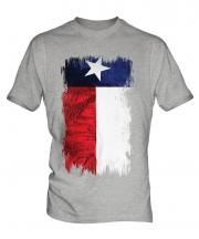 Texas State Grunge Flag Mens T-Shirt