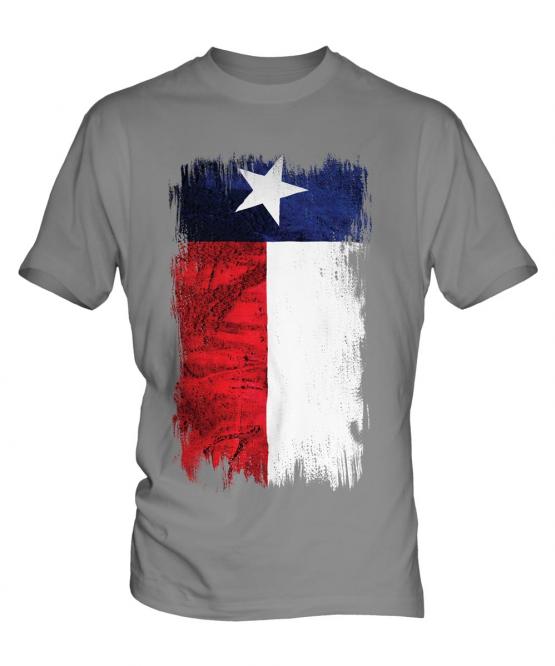 Texas State Grunge Flag Mens T-Shirt
