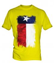 Texas State Grunge Flag Mens T-Shirt