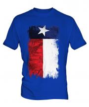 Texas State Grunge Flag Mens T-Shirt