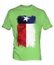 Texas State Grunge Flag Mens T-Shirt