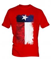 Texas State Grunge Flag Mens T-Shirt
