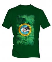 Washington State Grunge Flag Mens T-Shirt