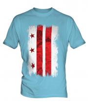 Washington Dc Grunge Flag Mens T-Shirt