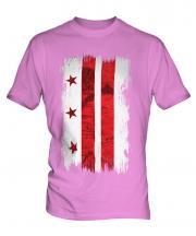 Washington Dc Grunge Flag Mens T-Shirt