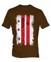 Washington Dc Grunge Flag Mens T-Shirt
