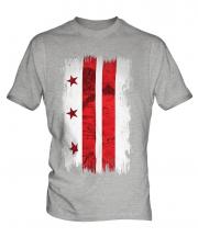 Washington Dc Grunge Flag Mens T-Shirt
