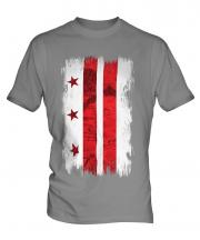 Washington Dc Grunge Flag Mens T-Shirt