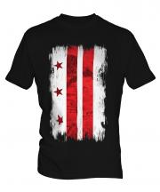Washington Dc Grunge Flag Mens T-Shirt