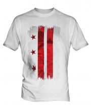 Washington Dc Grunge Flag Mens T-Shirt