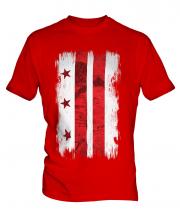 Washington Dc Grunge Flag Mens T-Shirt