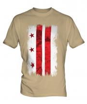 Washington Dc Grunge Flag Mens T-Shirt