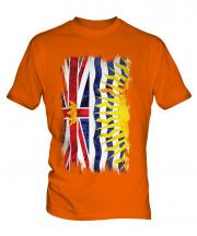 British Columbia Grunge Flag Mens T-Shirt