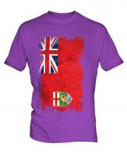 Manitoba Grunge Flag Mens T-Shirt