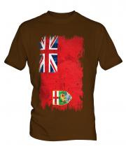 Manitoba Grunge Flag Mens T-Shirt
