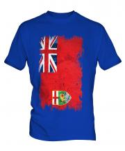 Manitoba Grunge Flag Mens T-Shirt