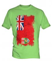 Manitoba Grunge Flag Mens T-Shirt