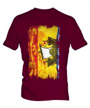 New Brunswick Grunge Flag Mens T-Shirt