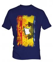 New Brunswick Grunge Flag Mens T-Shirt