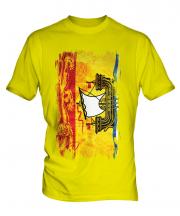 New Brunswick Grunge Flag Mens T-Shirt