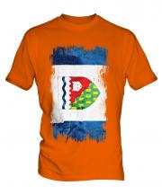 Northwest Territories Grunge Flag Mens T-Shirt